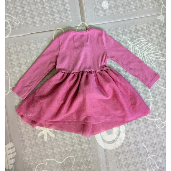 Old Navy Toddler Girl Dresses 18-24M Lot of 3 Pink Peach Black Tulle Party - Picture 5 of 7